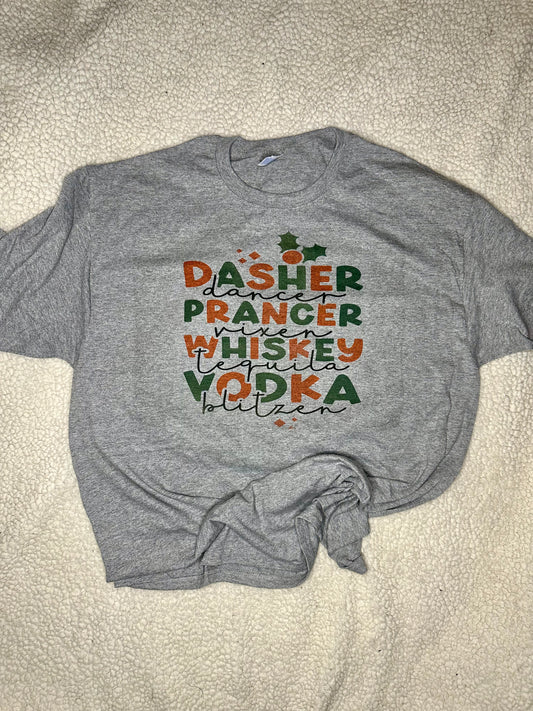 Dasher Prancer Whiskey Vodka